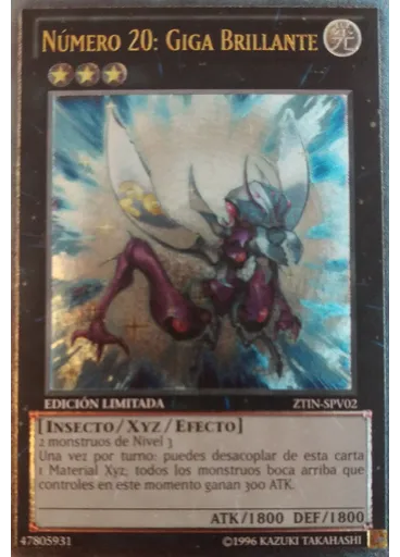 Número 20: Giga Brillante — Colección Zexal