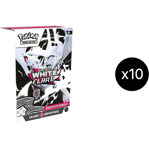 White Flare Booster Bundle Display